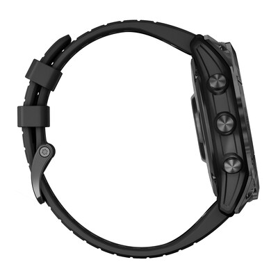 Garmin fenix 7X Pro Sapphire Solar Edition Smartwatch, Carbon Gray & Black, 51mm (GRM0277810)