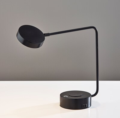 Adesso Viper Supercharger LED Desk Lamp, 15"H, Black (2615-01)