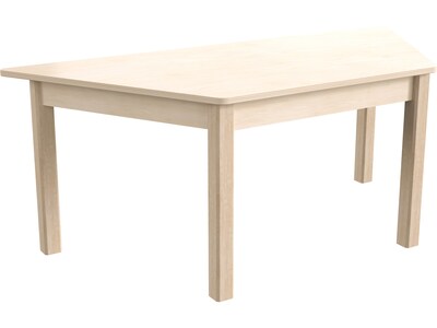 Flash Furniture Bright Beginnings Hercules Trapezoid Table, 47 x 20.75, Beech (MK-ME088017-GG)