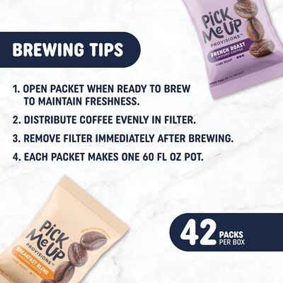 Pick Me Up Provisions™ Colombian Coffee Fraction Pack, Medium Roast, 42/Carton (BHS50366)