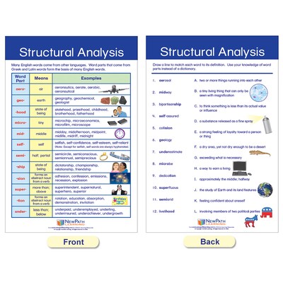 NewPath Learning Spelling Rules Bulletin Board Chart Set, 12" x 18", 7/Set (NP-923501)