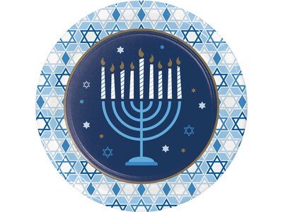 Creative Converting Hanukkah Tableware Kit, Blue/Gold (DTC5574E2E)