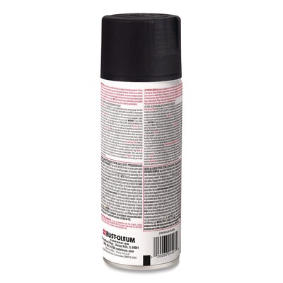 Rust-Oleum Camouflage Spray Paint, 12 oz. Aerosol Can, Flat Black (RST279179)