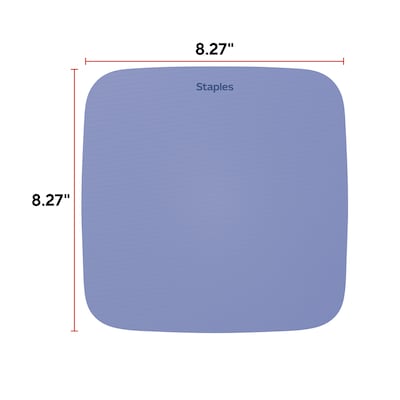 Staples TECH Non-Skid Mouse Pad, Lavender, 2/Pack (ST61815)