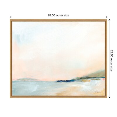 Amanti Art Open Sky Over Water by Sue Schlabach Framed Canvas Wall Art Print, 28" x 23" (A42677096787)