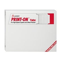 Avery Copier Tab Dividers, Double Reverse Collated, 5-Tab, White, 30 Sets/Box (20406)