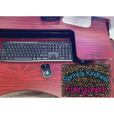 Ashley Smart Poly Computer Mouse Pad, 8" x 10", Sprinkle Kindness Everywhere, 6/Pack (ASH12505-6)