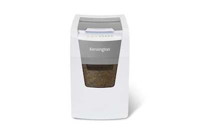 Kensington OfficeAssist Auto Feed Shredder A1500-HS Anti-Jam Micro Cut, White/Gray (K52050AM)