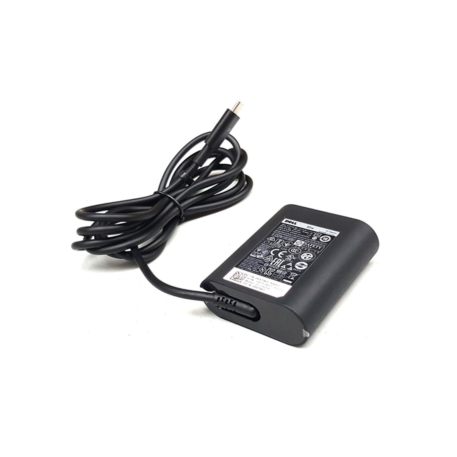 Dell 30W USB-C Laptop Adapter & Charger for Dell Laptop, Black (0RVR9)