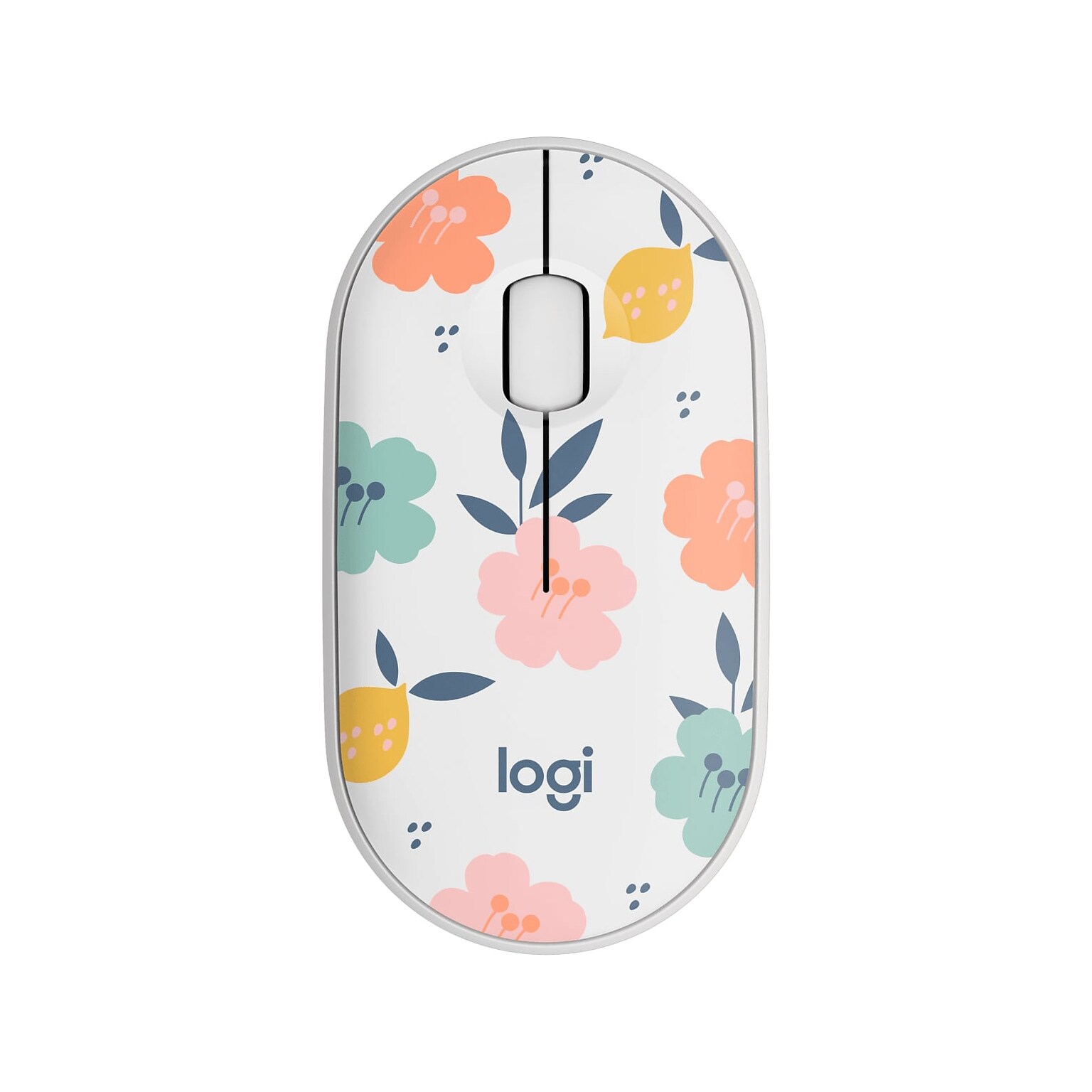 Logitech M340 Wireless Ambidextrous Optical USB Mouse, Floral Bouquet (910-007280)