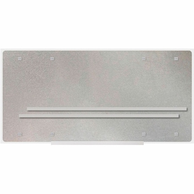 Lorell Magnetic Glass Dry-Erase Whiteboard, 6' x 3' (LLR52507)