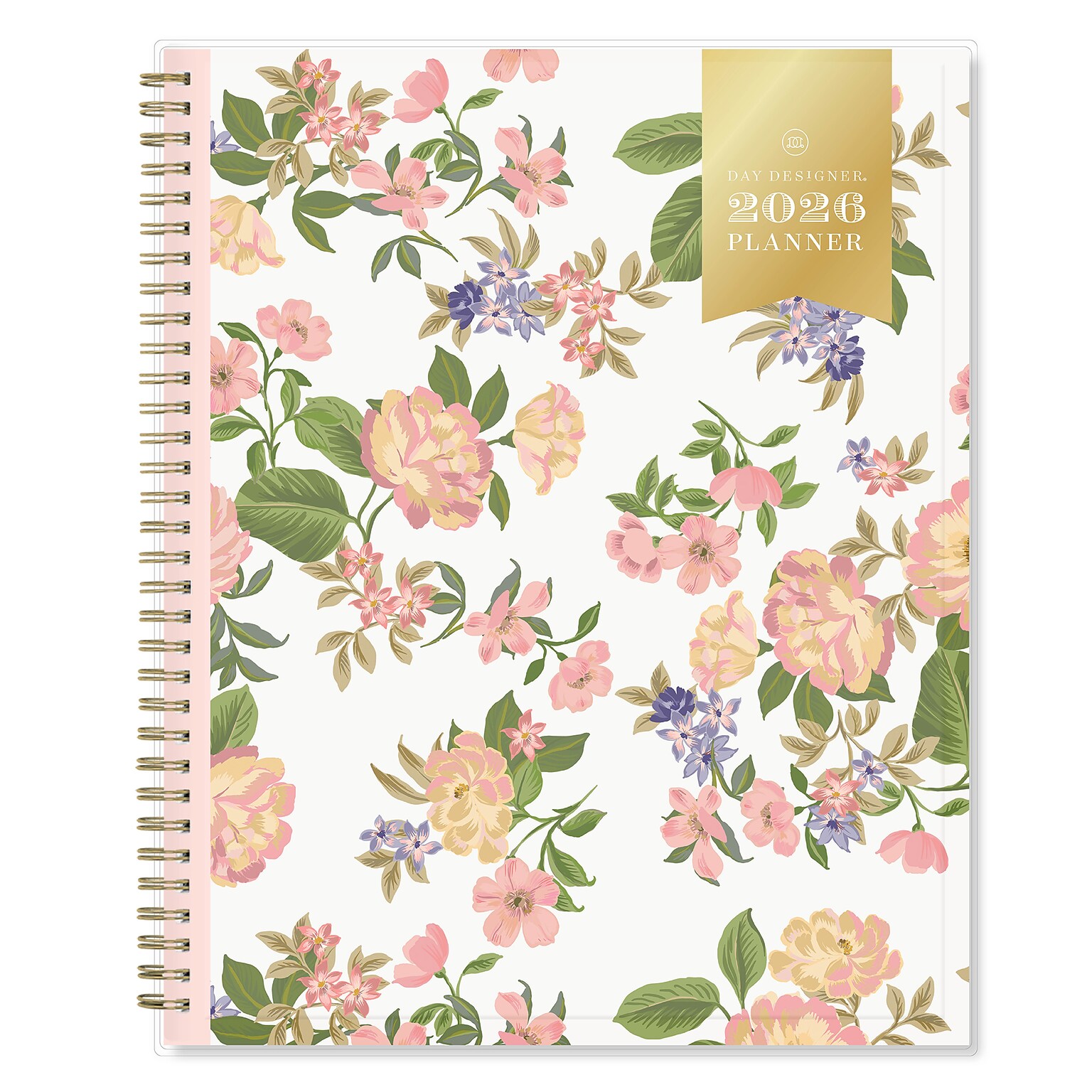 2026 Blue Sky Day Designer Heirloom Cream 11 x 8.5 Weekly & Monthly Personal Organizer, Plastic Cover (154640)