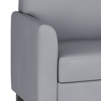 Flash Furniture Hercules Diplomat Series Faux Leather Reception Chair, Gray (BT8271GY)