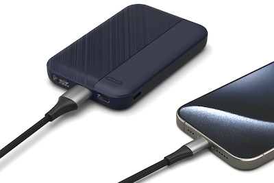 LAX 6600mAh Power Bank, Navy (LX16N)