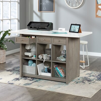 Sauder Craft Pro Series Work Table, Mystic Oak (427456)