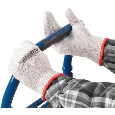 Global Industrial String Knit Gloves, Ladies', 12 Pairs (708354S)