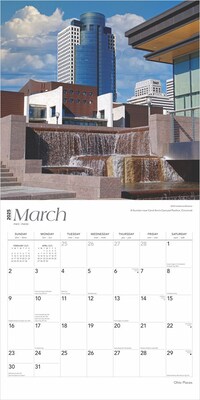 2025 BrownTrout Ohio Places 12" x 12" Monthly Wall Calendar (9781975475475)