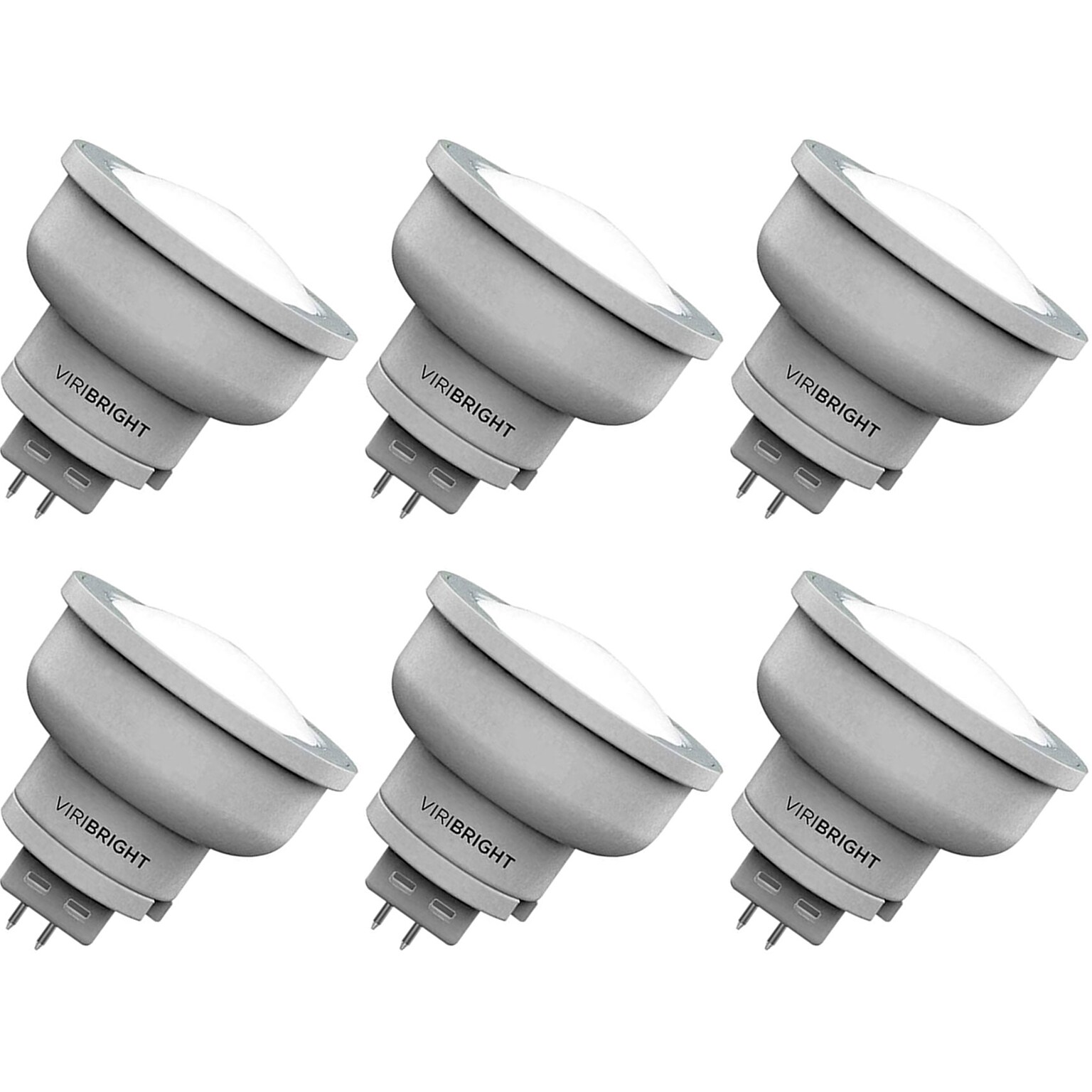 Viribright 4.2-Watt Daylight LED Floodlight Bulb, 6/Pack (752149-6)