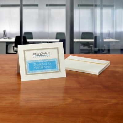 Avery Embossed General Use Note Cards, Matte Ivory, 60/Pack (08317)