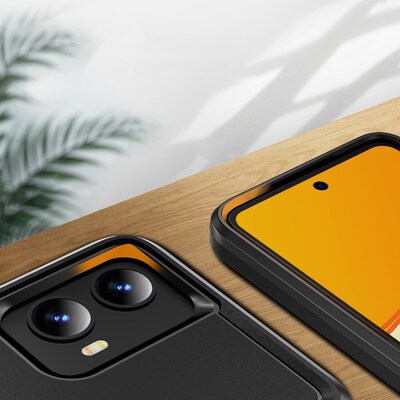 SaharaCase Raider Series Rugged Case for Motorola G 5G (2024), Shock Absorbing, Scorpion Black (CP00567)