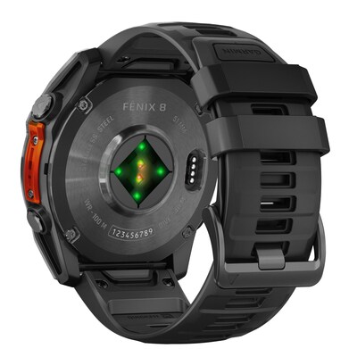 Garmin fenix 8 Smart Watch, 51 mm, Slate Gray & Black (GRM0290500)