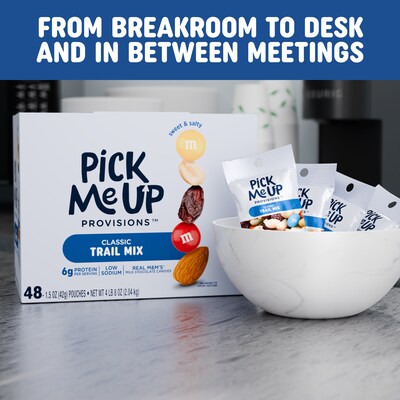 Pick Me Up Provisions™ Classic Trail Mix, 1.5 oz., 48 Bags/Box (PM62797)