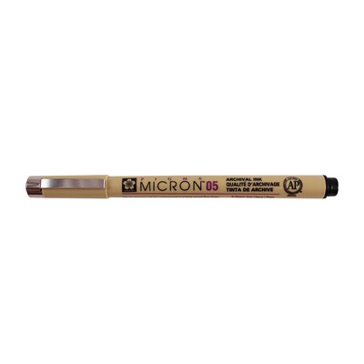 Sakura Pigma Micron Pen, Fineliner, Black Ink, 6/Pack (SAKXSDK0549-6)