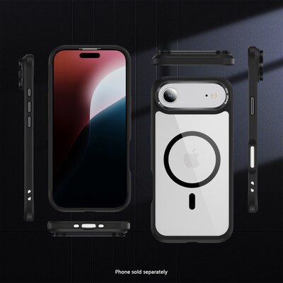 SaharaCase Raider Series MagSafe Phone Case for iPhone 17 Air, Shock Absorbing, Scorpion Black (CP00952)