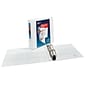 Avery Heavy Duty 3" 3-Ring View Binders, Slant Ring, White, 2/Pack (79791)