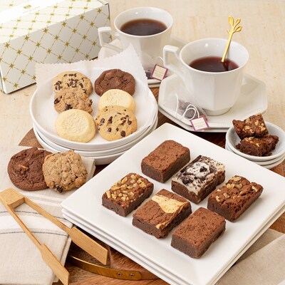 Cookie and Brownie Snack Box by Bake Me A Wish!