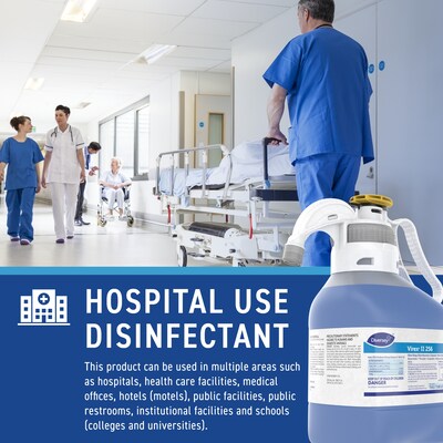 Virex II 256 Disinfectant for Diversey SmartDose, Minty Scent, 47.3oz. (5019317)