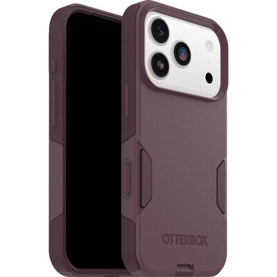 OtterBox Commuter Series MagSafe Phone Case for iPhone 17 Pro, Shock Absorbing, Purple Mystery (77-98328)