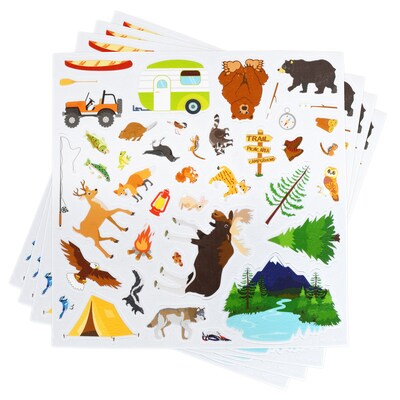 Ready2Learn Foam Stickers, Outdoors, 164/Pack, 3 Packs (CE-10124-3)