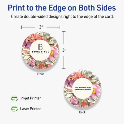 Avery Matte General Use Blank Cards, Ivory, 150/Pack (95333)