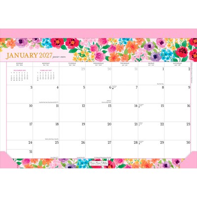 2027 BrownTrout Bonnie Marcus 15.5 x 11 Monthly Desk Pad Calendar, Assorted Colors (9798330713028)