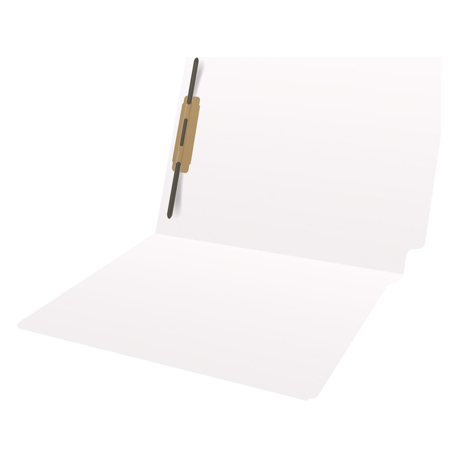 Medical Arts Press Heavy Duty End Tab File Folder, Straight-Cut, Letter Size, White, 40/Box (S-09461-WHT)