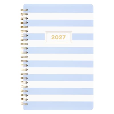 2027 Staples 5 x 8 Weekly & Monthly Planner, Ice Blue (ST63613-27)