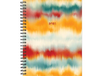 2023 Willow Creek Bohemian Tie-Dye 8.5" x 11" Weekly Planner, Multicolor (30110)