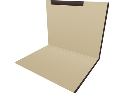 Medical Arts Press Heavy-Duty End Tab File Folder, Straight Cut, Letter-Size, Manila, 50/Box (S-0946
