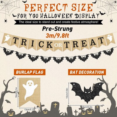 Trick or Treat Banner Garland