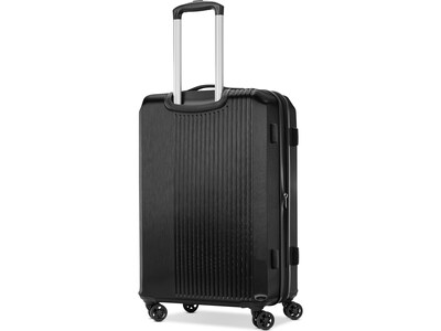Samsonite Alliance SE 27 Hardside Suitcase, 4-Wheeled Spinner, TSA Checkpoint Friendly, Bass Black