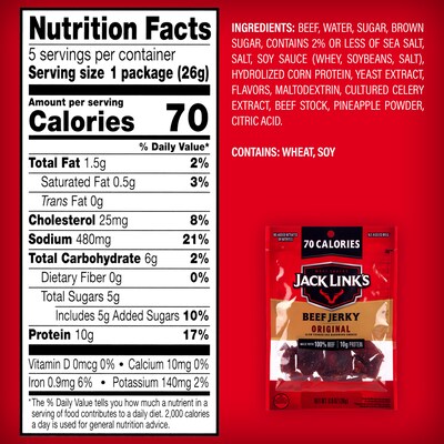 Jack Link's Variety Pack Beef Jerky, 0.9 oz., 9/Pack (220-02688)