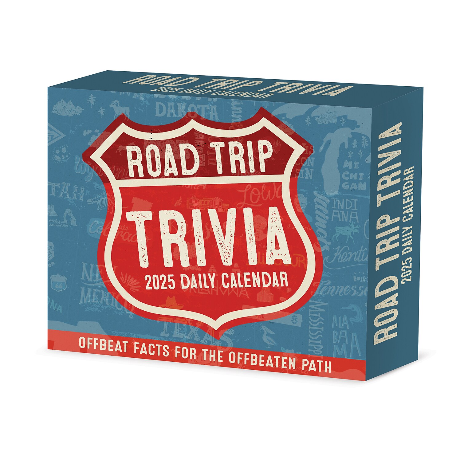 2025 Willow Creek Road Trip Trivia 6.2 x 5.4 Day-to-Day Calendar (46760)