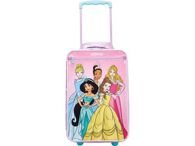 American Tourister Disney Kids Princess Polyester Carry-On Luggage, Multicolor (139451-2093)
