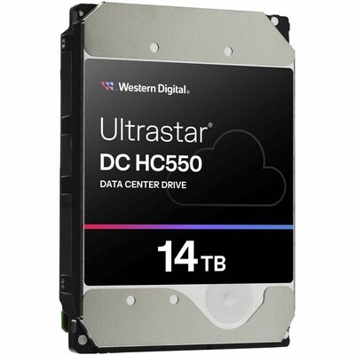 Western Digital DC HC550 14 TB 3.5 Hard Drive Memory (WUH721814AL5204)