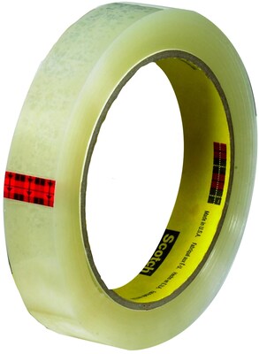 1/2x72 yds 3M Clear Scotch Tape, 3 Core, Single Roll