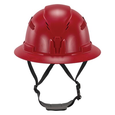 Ergodyne Skullerz 8964 PC-ABS Type II, Class C, 6-point Ratchet Suspension Full Brim Safety Helmet,
