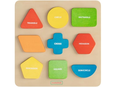 Flash Furniture Bright Beginnings STEM Sorting Shapes and Colors Puzzle Board (MK-MK00576-GG)
