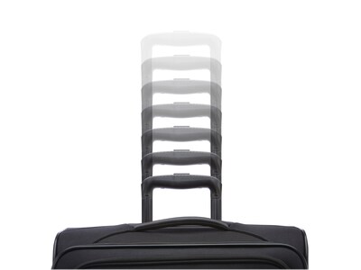 American Tourister 4 Kix 2.0 23.5" Carry-On Suitcase, 4-Wheeled Spinner, Black (142352-1041)