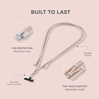 OntheGo Crossbody Lanyard Cable (Desert Rose)
